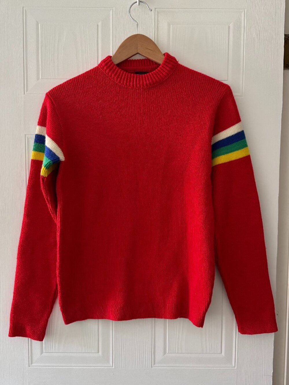Vintage 70s Sears striped sweater - size M